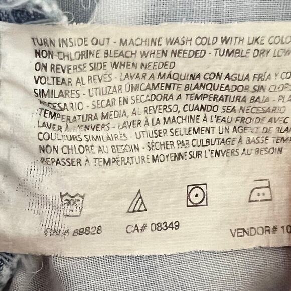 Gloria Vanderbilt Womens Denim Pedal Pushers Size 24W All Around Slimming Bling - Picture 8 of 8